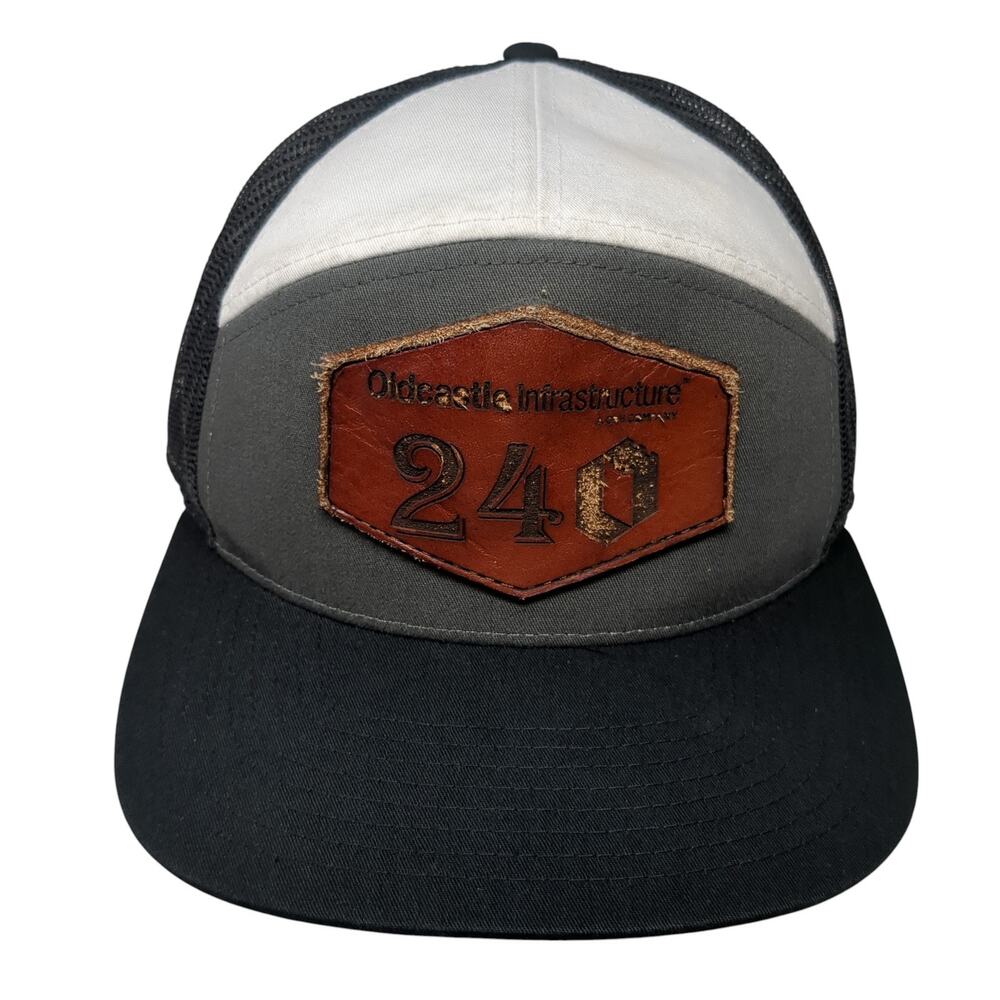 Oldcastle Infrastructure Snapback Mesh Back Trucker Hat Multicolor One Size